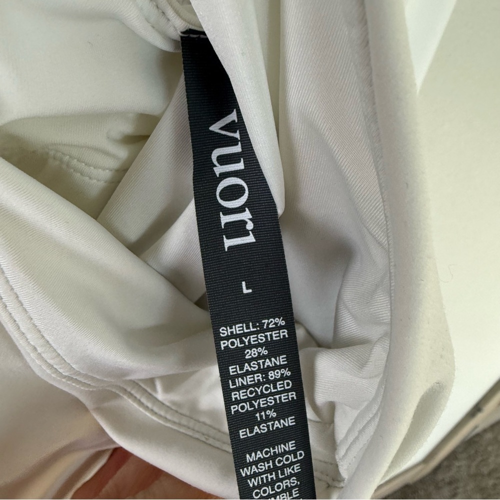 Vuori Volley Dress White Active Tennis Pickleball Athleisure Women’s Size Large - Picture 8 of 15